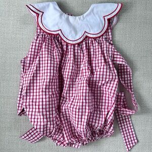 Girls plaid bubble